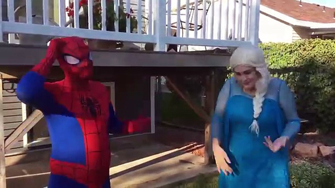 Angry Tooth Fairy Chases Elsa  Spiderman Fun Superhero  Kids Videos In Real Life In 4K