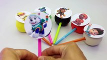 Play and Learn Colors with Glitter Play Dough Lollipops Paw Patrol Molds Fun and Creative for kids