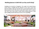 Wedding planners in Delhi NCR | Best Wedding Planners In Delhi