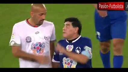 02.La Bronca de Maradona contra Verón Durante el Partido Unidos por la Paz 2016