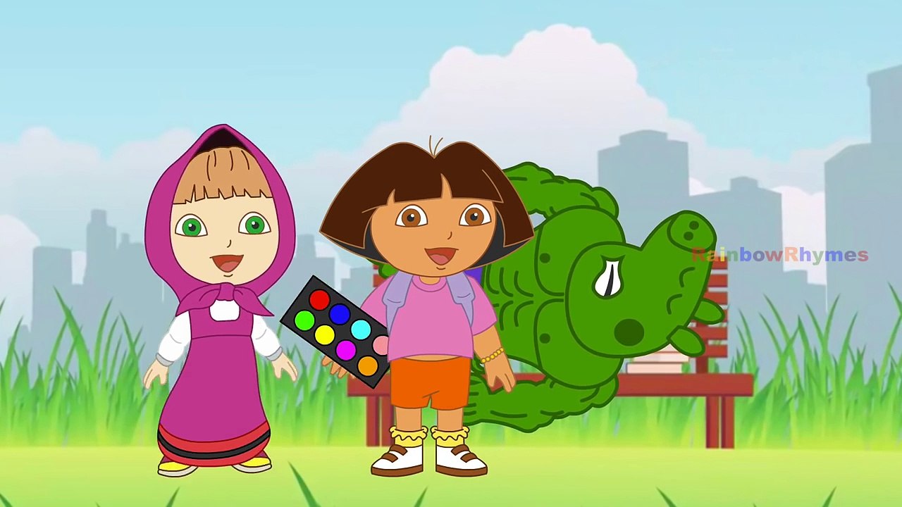 #Masha and Dora The Bears Love Story #Funny Story #Rainbow Rhymes