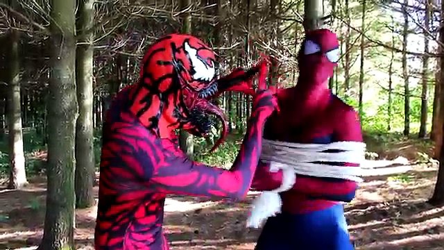 VAMPIRE Frozen Elsa _ Anna PRANK! w_ Spiderman Joker Jail Hulk Rapunzel Mini Toys! Superhero Fun IRL