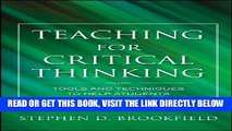[BOOK] PDF Teaching for Critical Thinking: Tools and Techniques to Help Students Question Their
