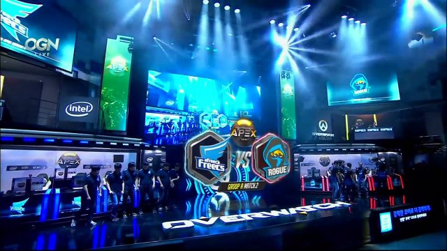[2016.10.19] 16강 AFREECA FREECS BLUE vs ROGUE (1세트 & 2세트) 인텔 오버워치 APEX 시즌1