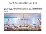 Corporate Event Planner | Event Planners In Delhi