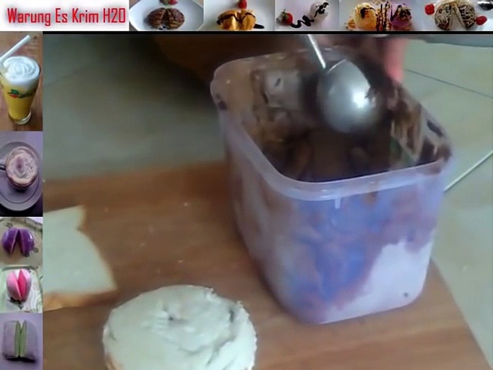 INDONESIAN RECIPES_CULINARY#22_Video Lengkap Cara Membuat Es Krim Goreng Secara Sederhana dan Praktis Bagian 1