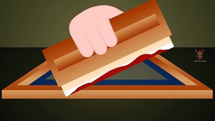 Learn COLORS with Screen Printing, Colors for Children to Learn, Baby Videos, Kids Learning Videos