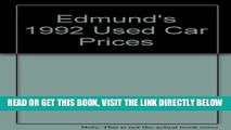 [READ] EBOOK Edmund s 1992 Used Car Prices ONLINE COLLECTION