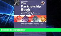 Must Have  The Partnership Book: How to Write A Partnership Agreement  (With CD-ROM) 6th Edition