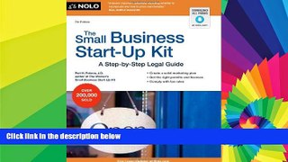 Must Have  The Small Business Start-Up Kit: A Step-by-Step Legal Guide  READ Ebook Full Ebook
