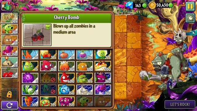 Plants vs Zombies 2 - Jurassic Marsh Day 12 (Old Version): Jurassic Gargantuar