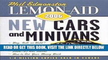 [FREE] EBOOK Lemon Aid 2006: New cars and Minivans ONLINE COLLECTION
