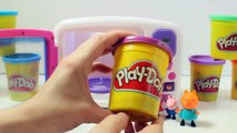 Microondas MÁGICO Play Doh | Hacemos figuras de Peppa Pig Peppa pig Juguetes en Español