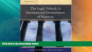 Big Deals  Legal, Ethical and International Environment of Business  Best Seller Books Most Wanted