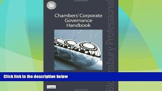 Big Deals  Chambers  Corporate Governance Handbook: Fifth Edition (Criminal Practice Series)  Full
