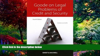 Big Deals  Goode on Legal Problems of Credit and Security  Best Seller Books Best Seller