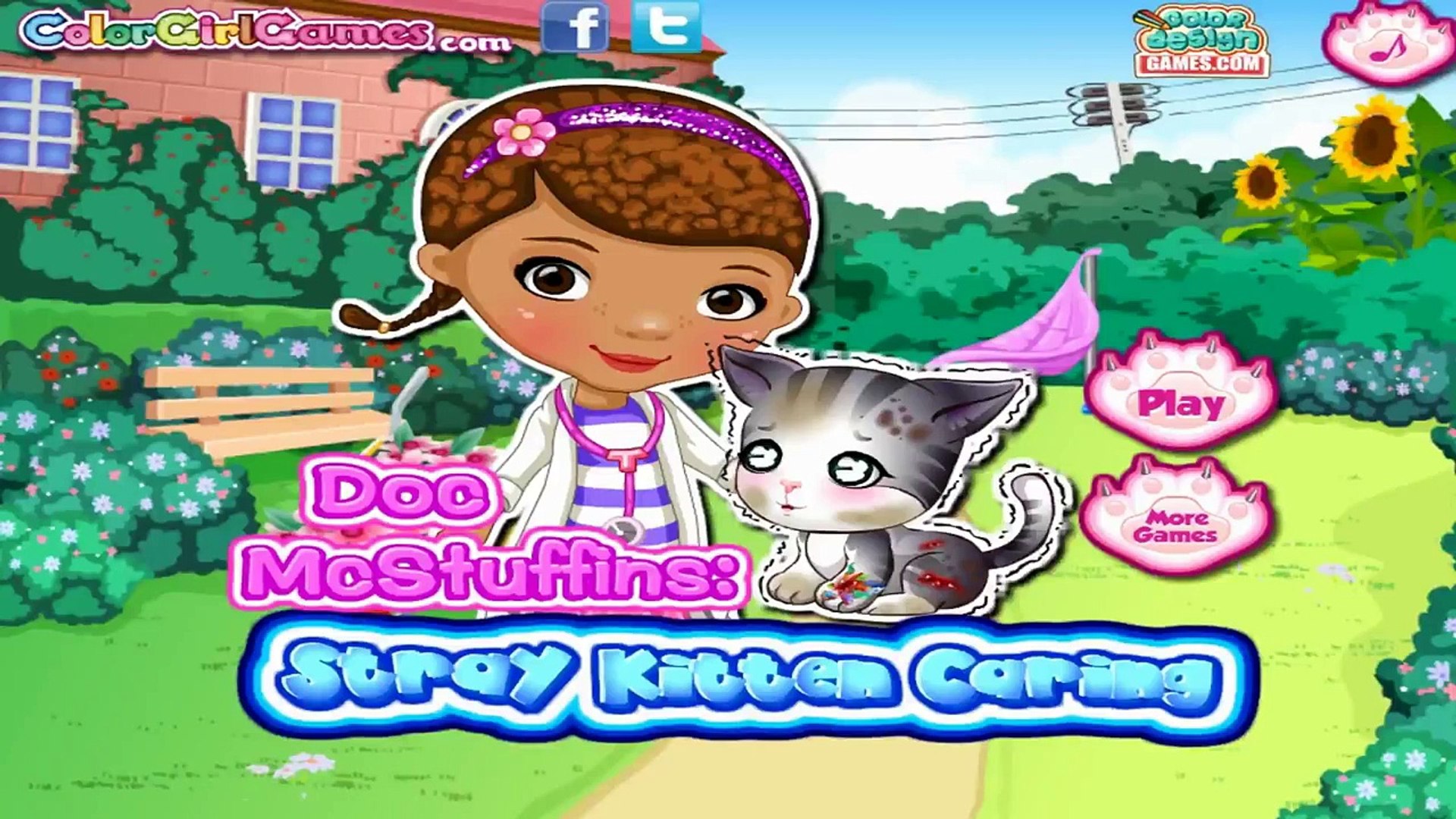 ⁣Doc Mcstuffins Stray Kitten Caring - Best Games for Kids