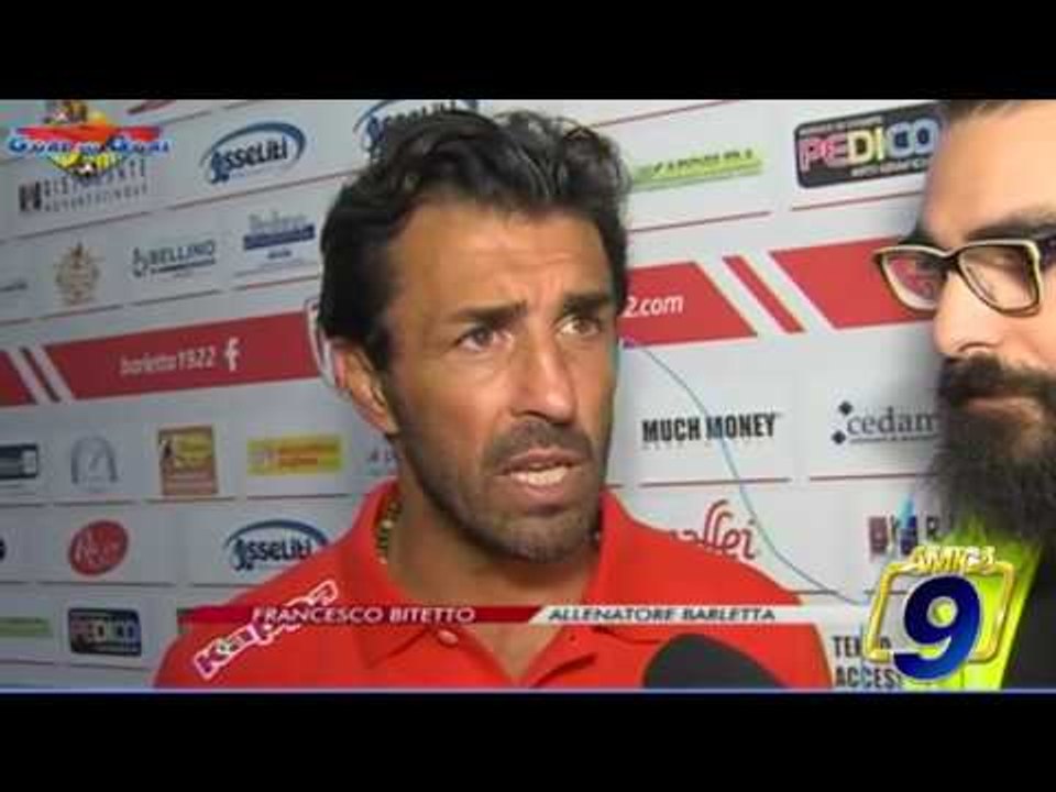 Barletta - Team Altamura 0-0 | Post Gara Francesco Bitetto - Allenatore Barletta