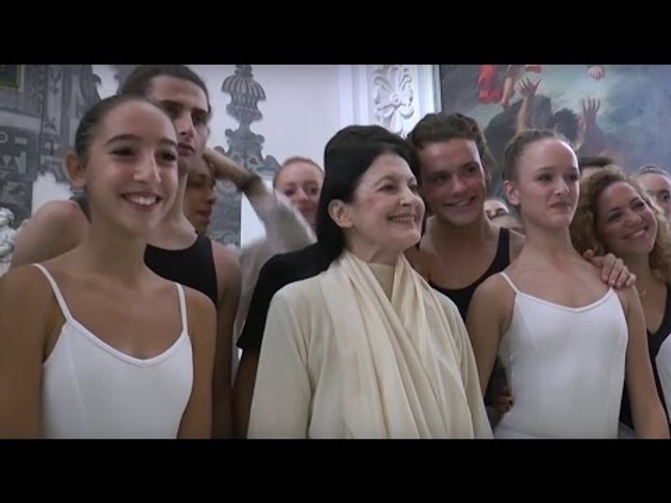 Napoli - Carla Fracci all'Università "Suor Orsola Benincasa" (22.10.16)