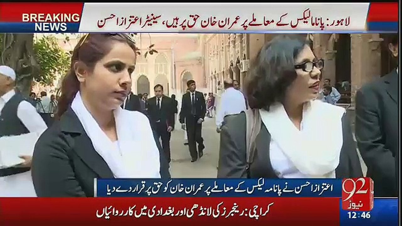 Itezaz Ahsan says, Imran Khan is doing right on PANAMA issue