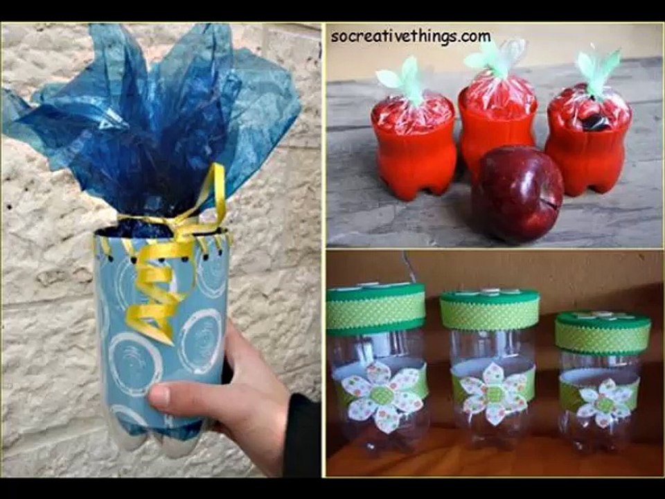 35 ideas y botella de reciclaje creativo tapa tapón de plástico kreative Ideen und Recycling Flaschenverschluss Kunsts