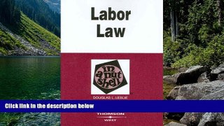Big Deals  Labor Law in a Nutshell  Full Read Best Seller