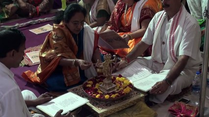 Aniruddha Bapu - Shree Rudrabhishek seva at Shree Aniruddha Gurukeshetram - 1 September 2014