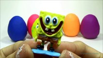 Play Doh Surprise Eggs Spongebob Squarepants Peppa Pig Hello Kitty Paw Patrol Lalaloopsy Toys