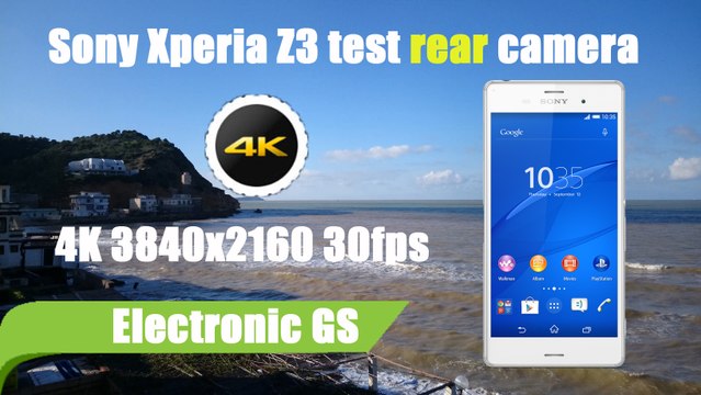 Sony Xperia Z3 test rear camera 4K 30fps