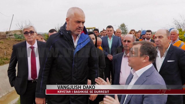 Vënia në punë e kanaleve ujitëse në Durrës - News, Lajme - Vizion Plus