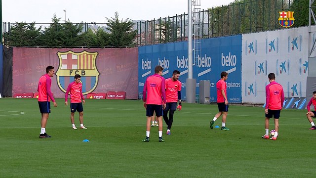 FC Barcelona training session: preparations for Catalunya Super Cup