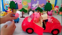 Peppa pig toys A picnic adventure car The holiday and car stories