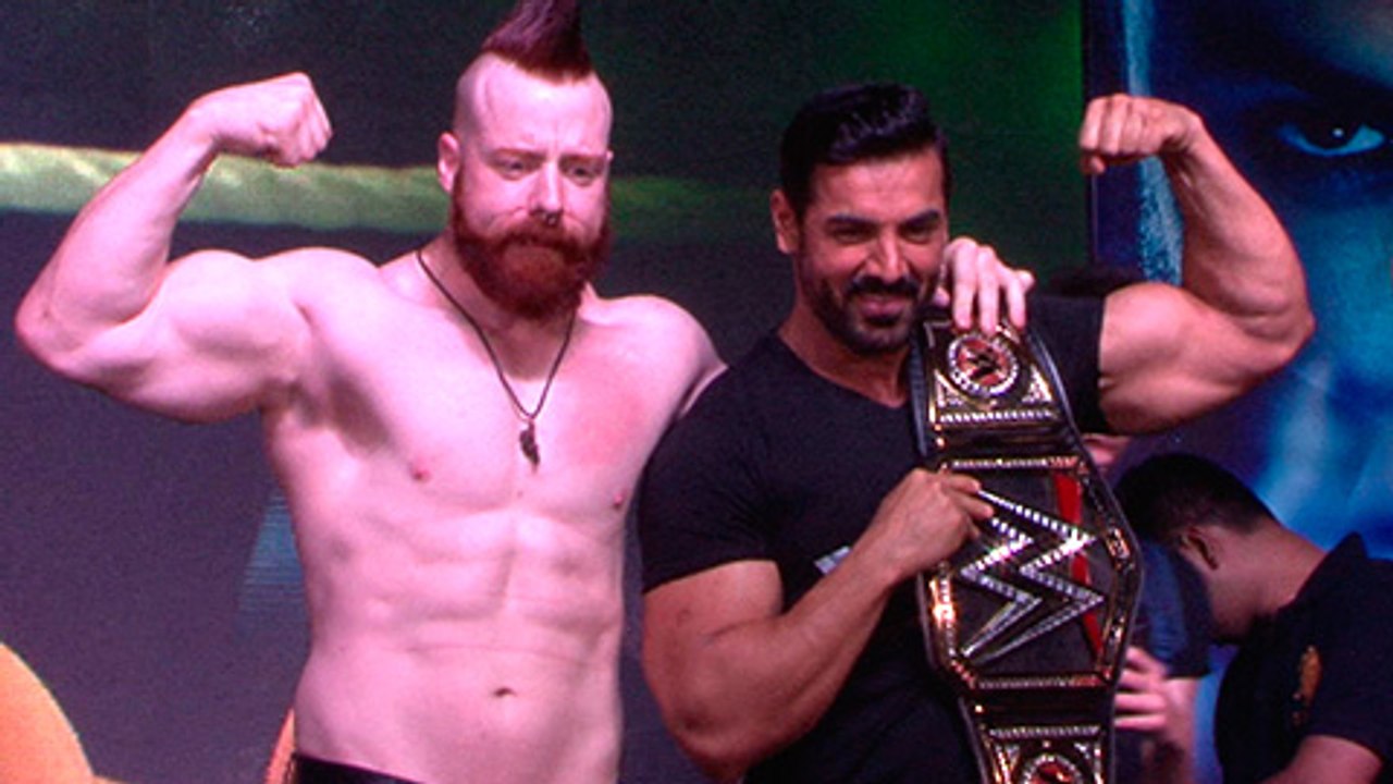 John Abraham vs SHEAMUS WWE Star Lock Horns  Force 2