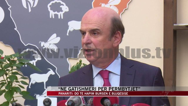 Panariti: Do të hapim bursën e bujqësisë - News, Lajme - Vizion Plus