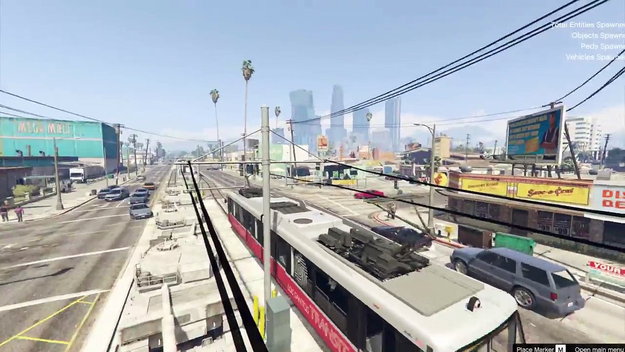 CAN 100  TANKS STOP THE TRAM IN GTA 5
