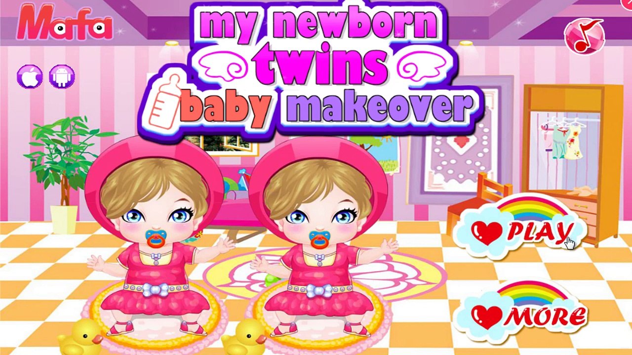 My Newborn Twins Baby Makeover | Cute Twin Babies Girl Game