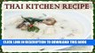 [PDF] Thai Recipes 4: Thai Chicken Coconut Soup (Thai Cookbook # 4) (Cookbooks Best Sellers