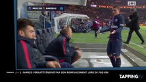 PSG-OM : Marco Verratti énervé contre Unai Emery après son remplacement (Vidéo)