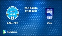 AZAL PFC Baku 1-1 Zira - All goals and highlights in HD 24.10.2016