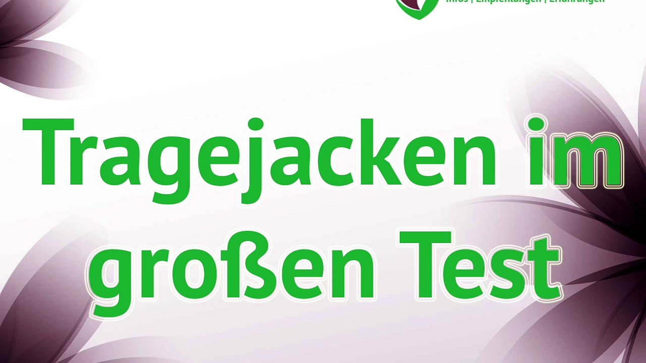 Tragejacke - Die beliebstesten Tragejacken im großen Test auf tragejacken.com