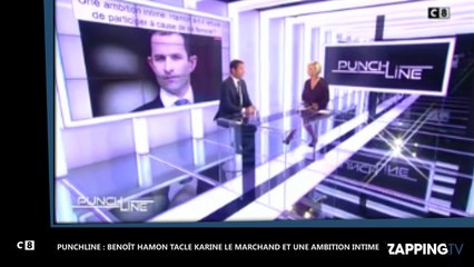 Punchine : Benoît Hamon tacle Karine Le Marchand et Une ambition intime