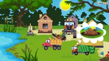 Excavator, Crane, Truck & Diggers: Cartoons for kids - Truck Videos for Children