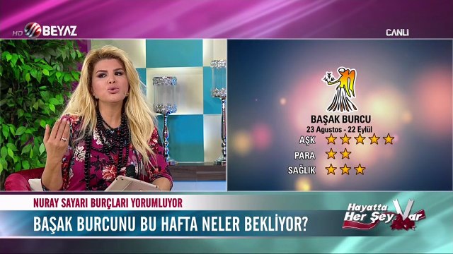 Nuray Sayarı'dan Haftalık Burç Yorumu - 24 Ekim 2016 - BAŞAK