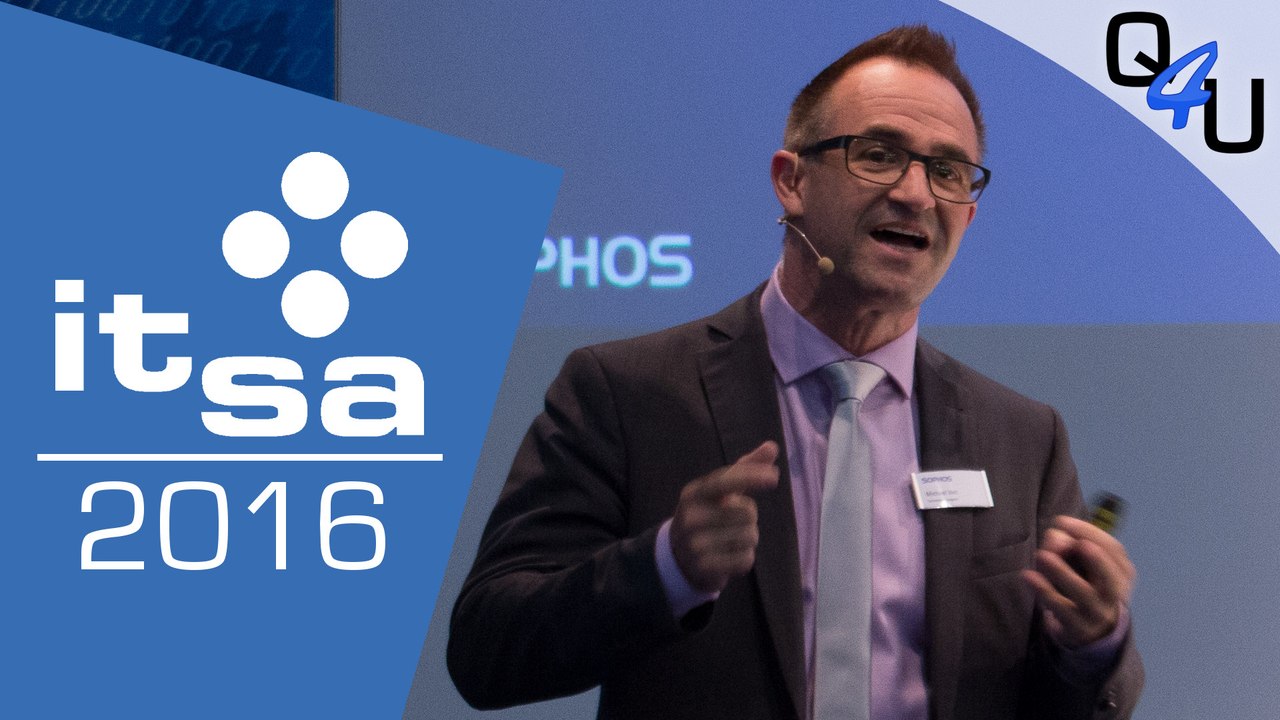 it-sa 2016: Signaturloser Schutz gegen Ransomware (Sophos) | QSO4YOU Tech