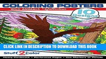 Buy Stuff2color Wild Animals Premium Coloring Poster Book - 