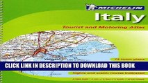 [EBOOK] DOWNLOAD Michelin Italy Tourist and Motoring Atlas READ NOW
