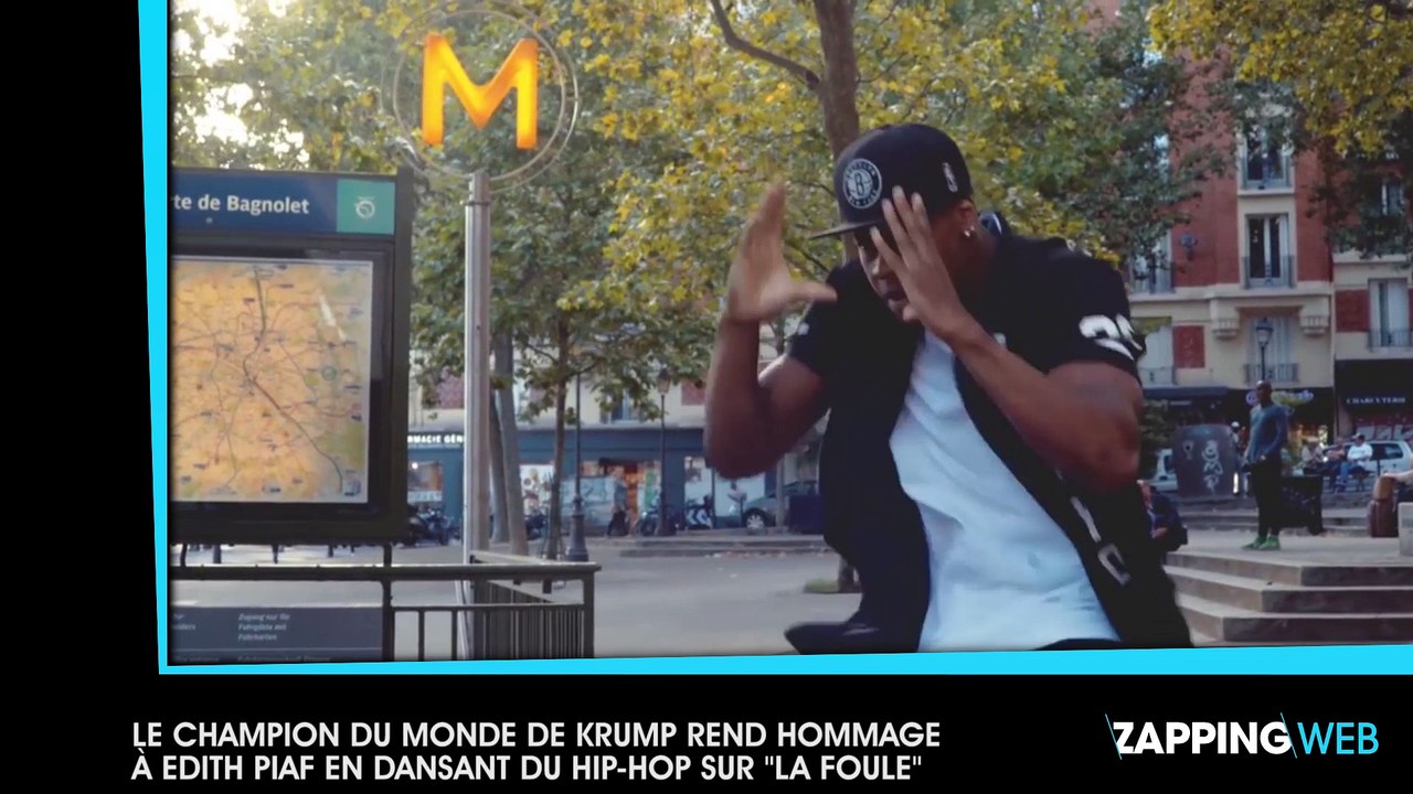 Le champion du monde de Krump rend hommage à Edith Piaf en dansant du hip-hop sur un remix de "La Foule" (vidéo)