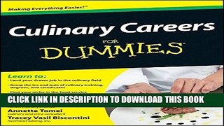 [PDF] Culinary Careers For Dummies Full Online
