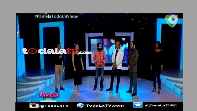 Manny Pérez, Raeldo López y René Castillo juegan te la Puse en china junto a Pamela Sued-Pamela Todo Un Show-Video