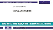 [FREE] EBOOK Kants Philosophie der Notwendigkeit (EuropÃ¤ische Hochschulschriften / European